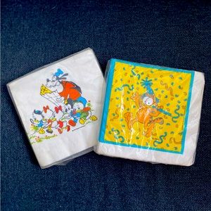 Vintage 1980s Hallmark Party Napkin Sets